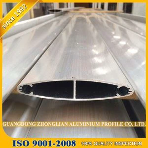 Profil de extrudare din aluminiu acoperit cu pulbere anodizat pentru jaluzele/obturatoare exterioare
