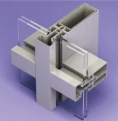 Extruziuni ale peretelui perdelei din aluminiu
